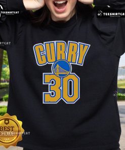 Official NBA Steph Curry 30 Sweatshirt in black, featuring Curry's name and number, perfect for basketball fans.