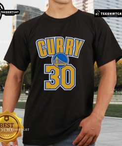 Official NBA Steph Curry 30 T-Shirt featuring vibrant graphics and comfortable fit for fans of the Golden State Warriors.