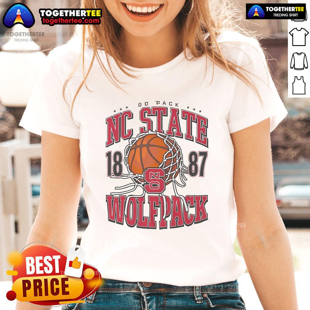 Official Nc State Wolfpack Cut The Net Ladies Tee