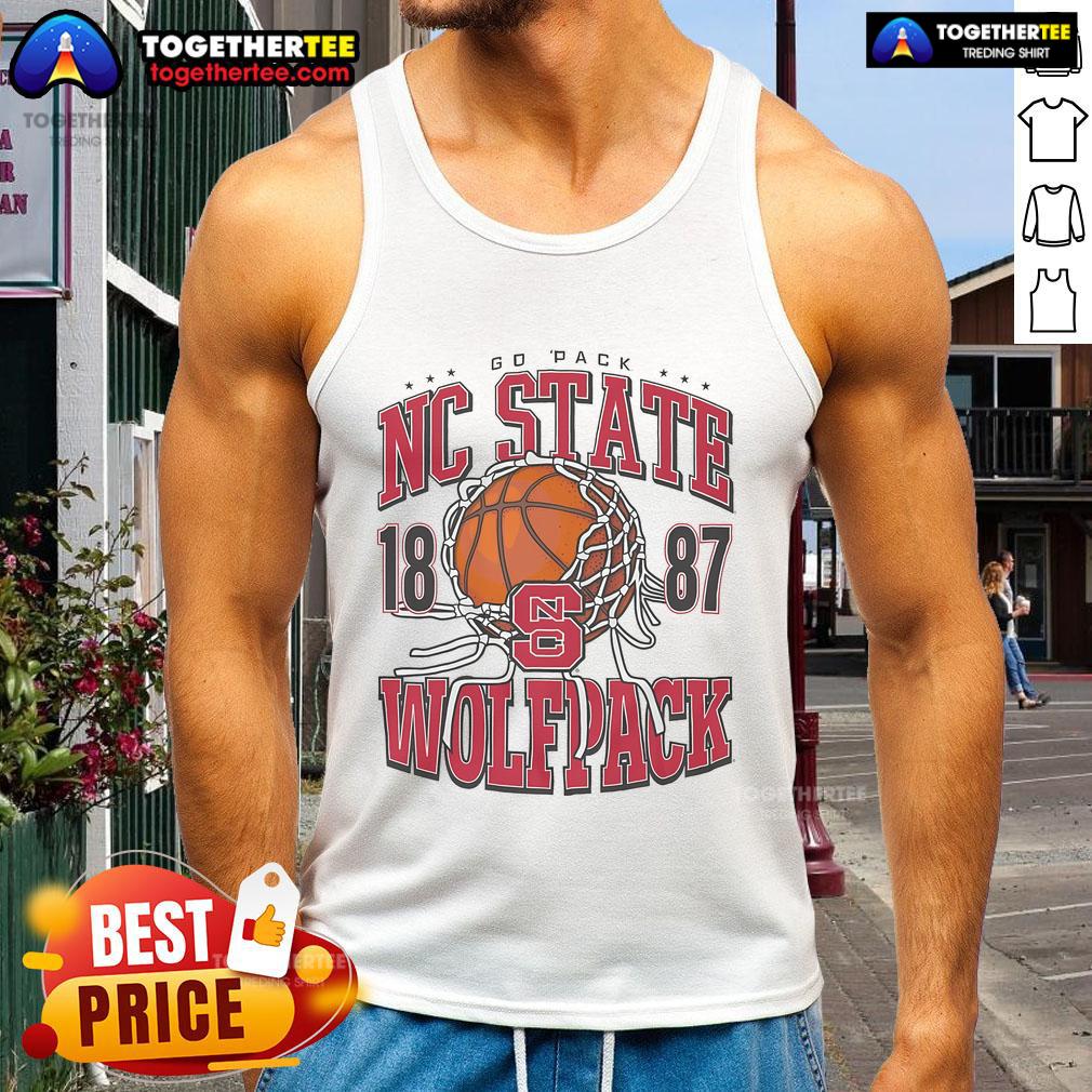 Official Nc State Wolfpack Cut The Net Tank Top