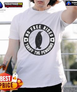 Alt Text: Official No Free Rides Tariff The Penguins T-Shirt featuring a bold graphic design and vibrant colors for fans.