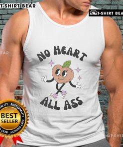 Official No Heart All Ass Tank Top featuring bold graphic design, perfect for casual wear and fitness enthusiasts.