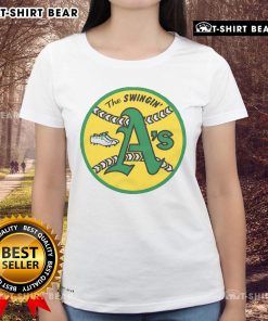 Official Oakland Athletics 71 Ladies Tee featuring a stylish design, perfect for A's fans and casual wear.