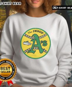 Official Oakland Athletics 71 Sweatshirt in green with logo, perfect for fans showing team spirit and style.