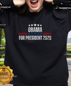 Official Obama For President 2028 sweatshirt featuring bold logo and stylish design, perfect for supporters.