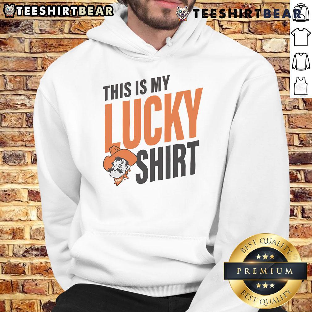 Official Oklahoma State Cowboys This Is My Lucky Hoodie Official Oklahoma State Cowboys hoodie featuring 'This Is My Lucky Hoodie' design in vibrant team colors.