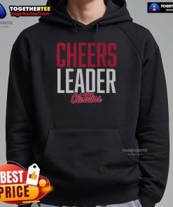 Official Ole Miss Rebels Cheer Leader Hoodie featuring vibrant team colors and logo for fans and supporters.