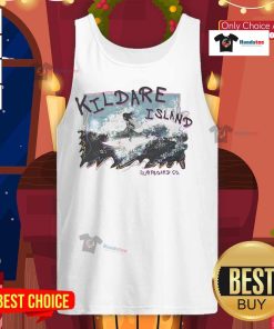Official Outer Banks Kildare Island Hang Ten Tank Top featuring vibrant colors and stylish beachwear design.