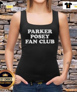 Official Parker Posey Fan Club tank top featuring stylish design and vibrant colors for dedicated fans.