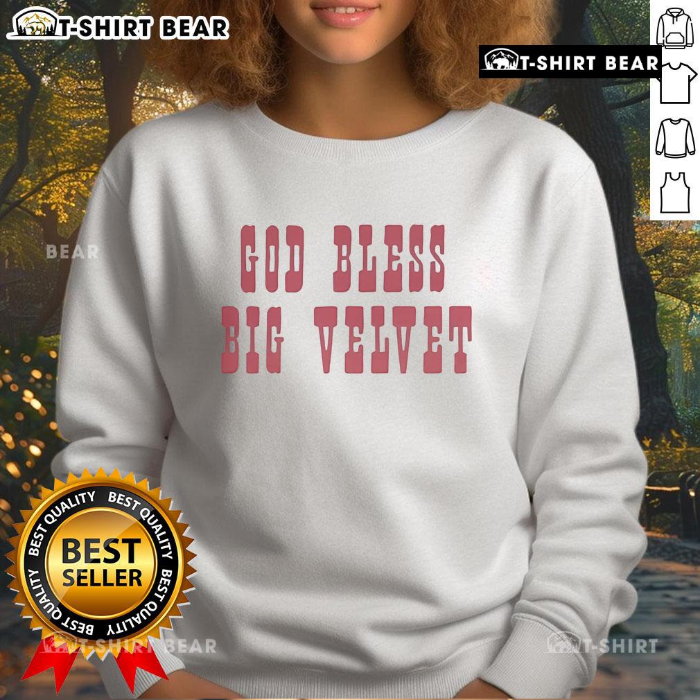 Official Paul Cauthen God Bless Big Velvet Sweatshirt Official Paul Cauthen God Bless Big Velvet Sweatshirt in black, featuring bold graphics and a cozy design for fans.