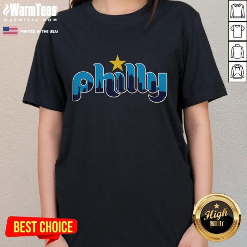 Vintage classic ladies tee featuring 'Official Philly City Lover' design, perfect for proud Philadelphia fans and style enthusiasts.
