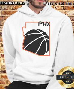 Official Phoenix PHX Basketball Valley Hoodie in black with logo, perfect for fans of Phoenix basketball.