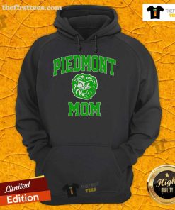 Official Piedmont University Mom Lion Basketball Logo Hoodie in navy, featuring vibrant school colors and logo design.