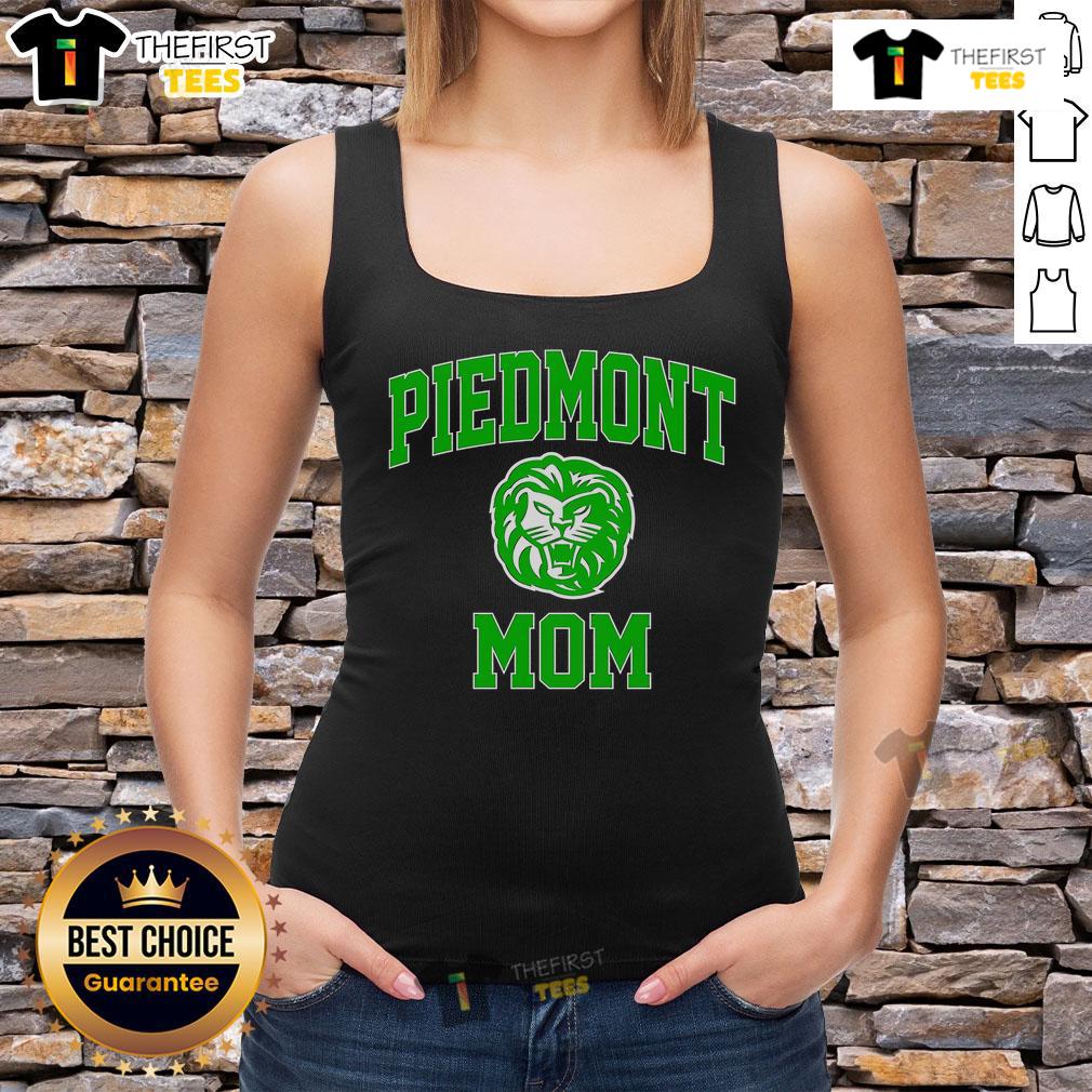 Official Piedmont University Mom Lion Basketball Logo Tank Top Alt Text: Official Piedmont University Mom Lion Basketball Logo Tank Top, perfect for fans to show team spirit in style.