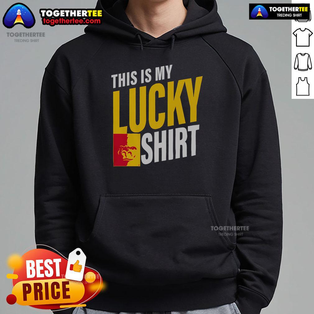 Official Pittsburg State Gorillas This Is My Lucky Hoodie Official Pittsburg State Gorillas hoodie in vibrant colors, showcasing team spirit and luck for fans and supporters.
