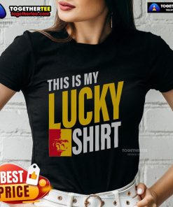 Alt Text: Official Pittsburg State Gorillas This Is My Lucky ladies tee showcasing school pride and stylish design.