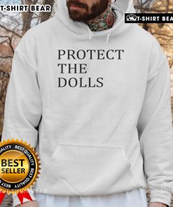 Alt Text: Official Protect The Dolls Classic Hoodie in black featuring logo design, perfect for casual wear and fashion lovers.