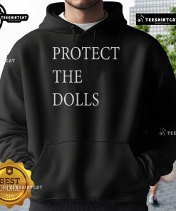 Official Protect The Dolls Hoodie featuring bold graphic design in a cozy fit, perfect for fans and fashion lovers.