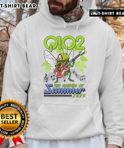 Official Q102 Sounds of Summer Cicadas 2025 Hoodie featuring vibrant design and cozy fit for summer vibes.