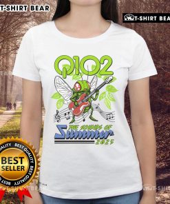Official Q102 Sounds of Summer Cicadas 2025 Ladies Tee featuring a stylish design perfect for summer outings.