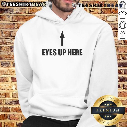 Official Queen Quen Cowboys of Habit Eyes Up Here Hoodie showcasing a stylish design with vibrant colors.
