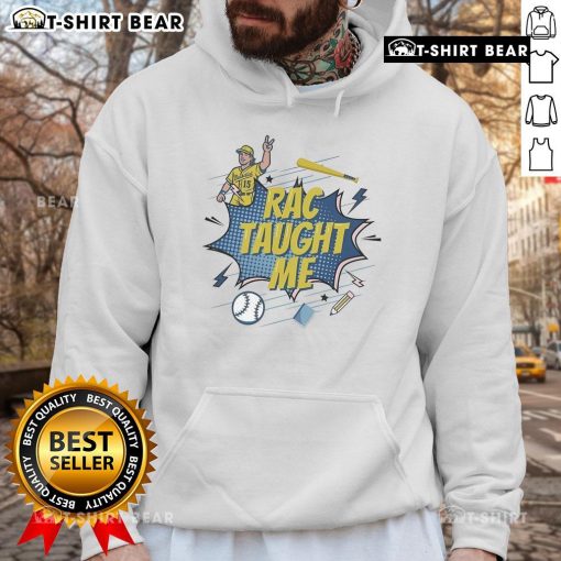 Alt Text: Official RAC Taught Me Bucketlist Tour 2025 hoodie featuring a stylish design in vibrant colors.