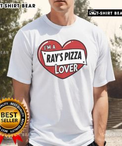 Alt Text: Official Ray's Pizza I'M A Ray's Pizza Lover T-Shirt design featuring bold text and pizza graphics for fans.