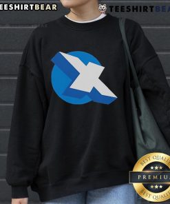 Official Retro X logo on a stylish 2025 sweatshirt, perfect for casual wear and retro fashion enthusiasts.