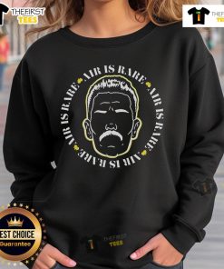 Alt Text: Official Richard Holliday Air Is Rare Face Logo Sweatshirt featuring a unique design and vibrant colors.