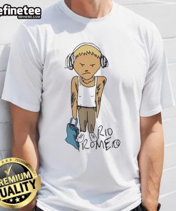 Official Rio Romeo T-Shirt featuring a stylish design, perfect for fans and casual wear enthusiasts.