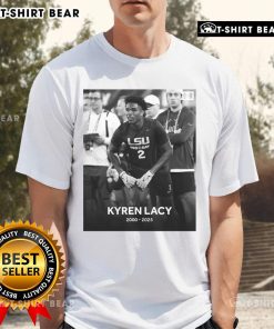 Official Rip Kyren Lacy 2000-2025 T-Shirt featuring a tribute design in vibrant colors for fans and collectors.