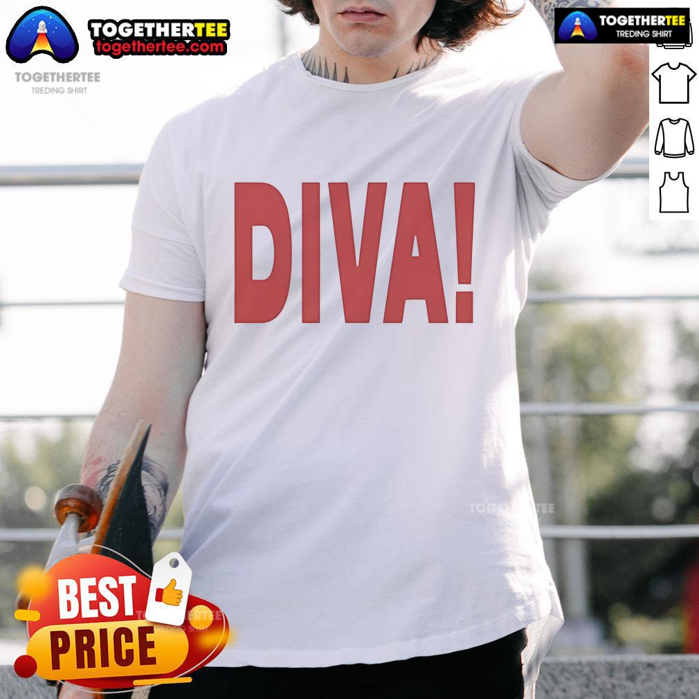 Official Role Model Diva T Shirt Alt Text: Official Role Model Diva T-Shirt featuring a bold design and vibrant colors, perfect for fans of empowerment and style.