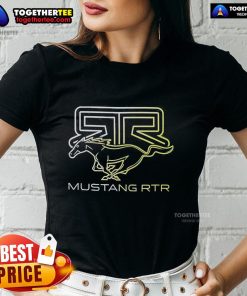 Official RTR Running Pony Mustang RTR Ladies Tee featuring a stylish design for Mustang enthusiasts.