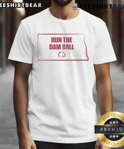 Official Run The Damn Ball Minot State Beavers T-Shirt featuring team colors and logo for passionate fans and supporters.