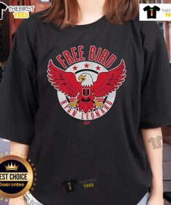 Official Ryan Leonard Free Bird Ladies Tee featuring a stylish design, perfect for casual outings and bird lovers.