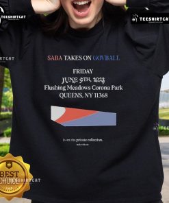 Official Saba Pivot Saba Governors Ball zip sweatshirt in navy, featuring logo and stylish design for fans.