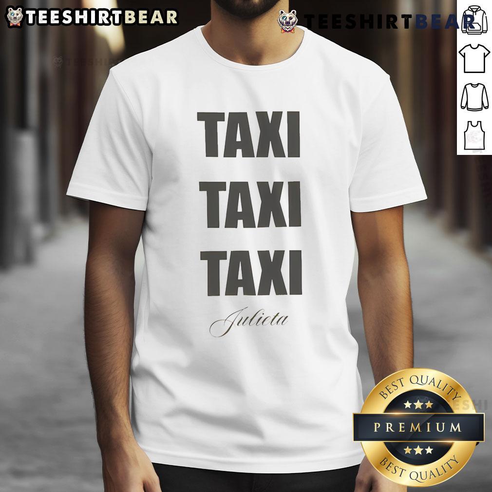 Official Sabrina Carpenter Taxi Taxi Taxi Julieta T Shirt Official Sabrina Carpenter Taxi Taxi Taxi Julieta T-Shirt featuring vibrant design and stylish fit for fans.