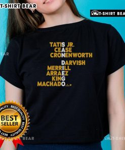 2025 Official San Diego Baseball MLB Ladies Tee featuring team logo and stylish design, perfect for fans.