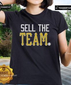 Official Sell The Team baseball ladies tee, featuring a stylish design perfect for fans and casual wear.