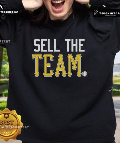 Official Sell The Team baseball sweatshirt featuring a stylish design, perfect for sports fans and casual wear.