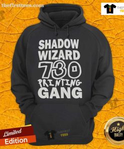 Official Shadow Wizard 730 Printing Gang Hoodie featuring a bold graphic design and comfortable fit for streetwear enthusiasts.