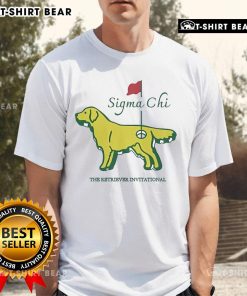 Official Sigma Chi The Retriever Invitational T-Shirt featuring logo and event details in bold colors.
