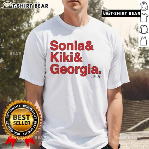 Official Sonia Citron Kiki Iriafen & Georgia Amoore Washington Ampersand T-Shirt featuring vibrant team graphics.
