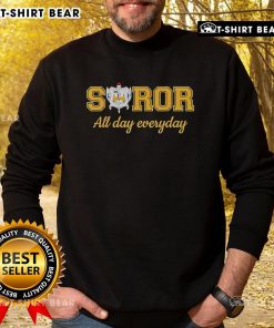 Official Soror All Day Everyday logo sweatshirt featuring bold graphics and a stylish design for sorority members.