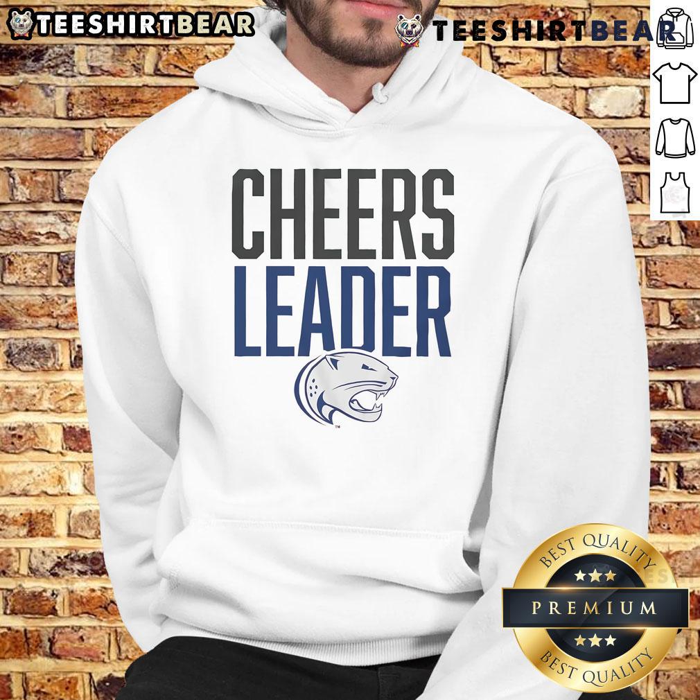 Official South Alabama Jaguars Cheers Leader Hoodie Official South Alabama Jaguars Cheers Leader Hoodie in navy, perfect for game days and showing team spirit.