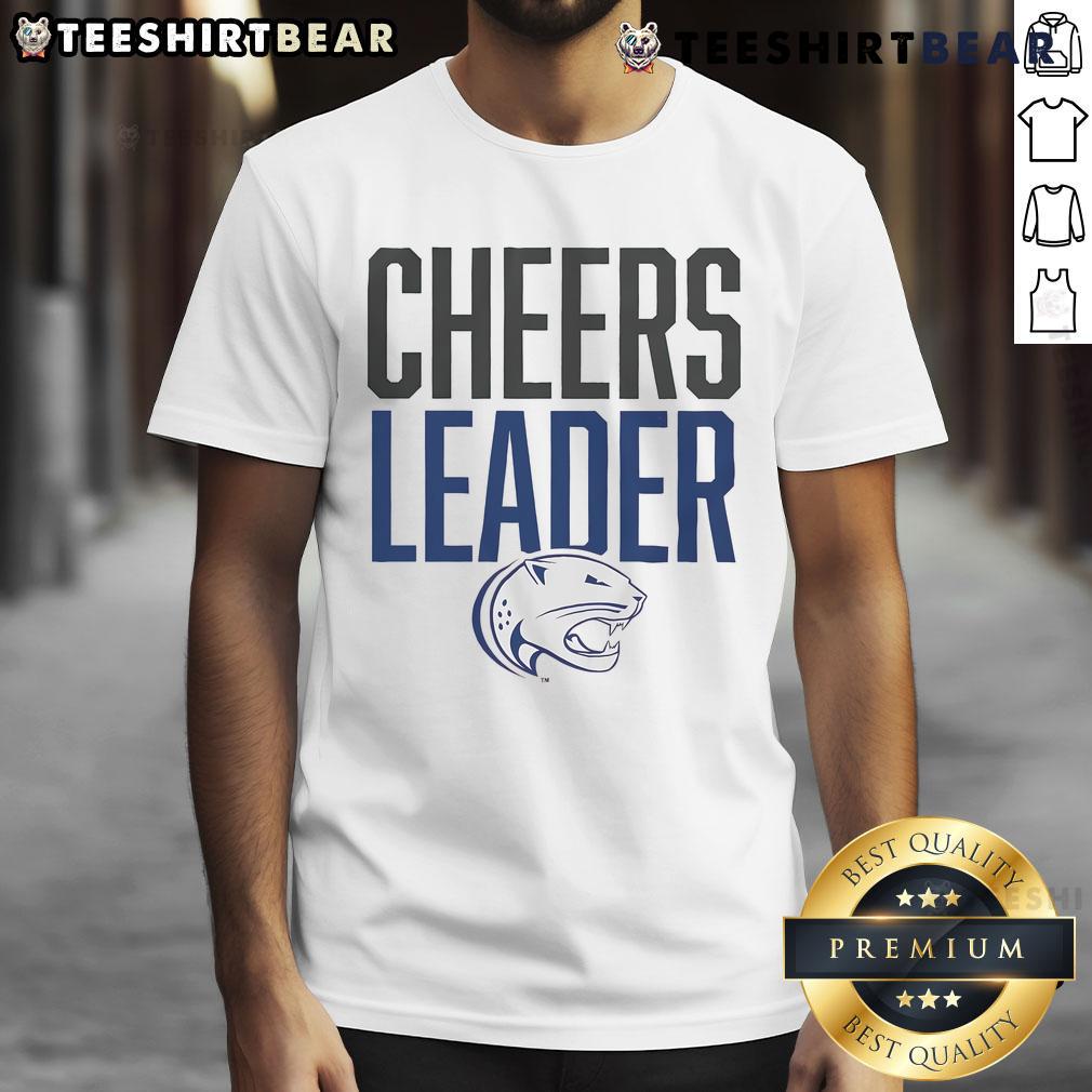 Official South Alabama Jaguars Cheers Leader T Shirt Official South Alabama Jaguars Cheers Leader T-Shirt featuring vibrant team colors and logo for enthusiastic fans.