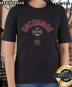 Alt Text: Official South Carolina Basketball Uncommon Final Four Ladies Tee featuring team colors and logo for fans.