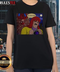 Official Spider-Man MJ What's Wrong Jameson's Disguise ladies tee featuring vibrant graphics and stylish design.