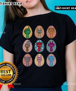 Official Sprun Ki Dandys World Easter Egg tee for ladies, featuring a fun design perfect for Sprun Ki lovers.
