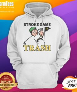 Official Stroke Game Trash Hoodie featuring a stylish design, perfect for fans of the Stroke Game series.